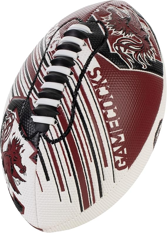 Franklin Sports NCAA Football - Youth Mini Football - 8.5" SPACELACE Easy Grip Texture - Perfect for Kids