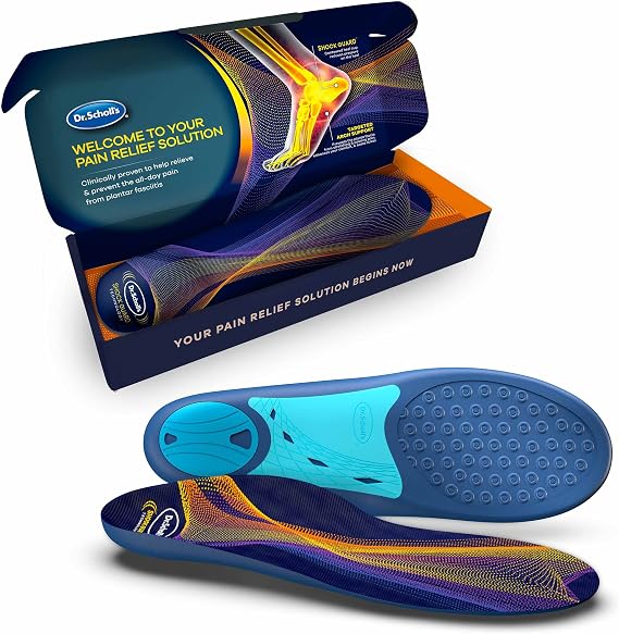 Dr. Scholl's Plantar Fasciitis Sized to Fit Pain Relief Insoles // Shoe Inserts with Arch Support for Men and Women, 1 Count