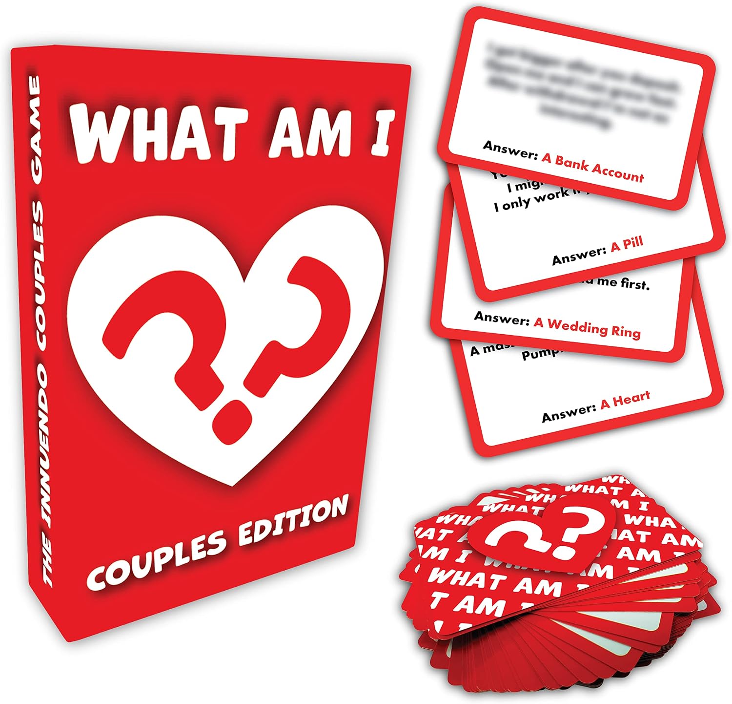 WHAT AM I - Couples Game for Him, Her, Valentines Day Gift, Anniversary, Boyfriend, Girlfriend, Husband, Wife Love Present