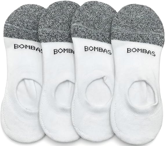 Bombas Women's Cushioned No Show Socks - 4 Pack
