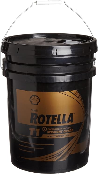 Shell ROTELLA 550019893 T1 50 Heavy Duty Engine Diesel Oil - 5 Gallon Pail