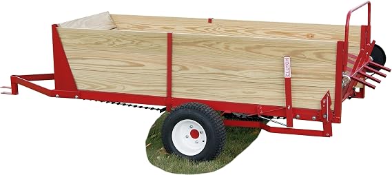 Model 600 25 Bushel Tow Behind Ground Driven Horse Manure Spreader Can Be Pulled Behind with ATV's, SXS Or Any Lawn Garden Tractors Including Zero Turn Mowers