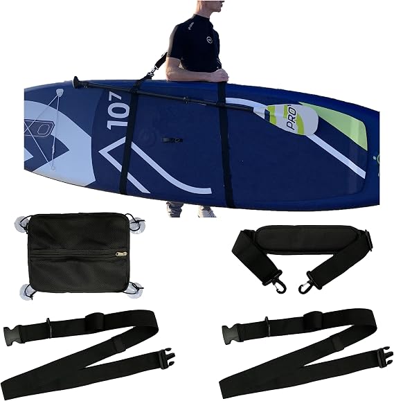 DEEP BLUE SUP Padded Shoulder Carry Strap for Paddleboards Surfboards Kayaks