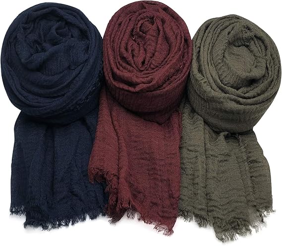 Women Scarf Shawl for All Season 3PCS Scarve Wrap Scarve.