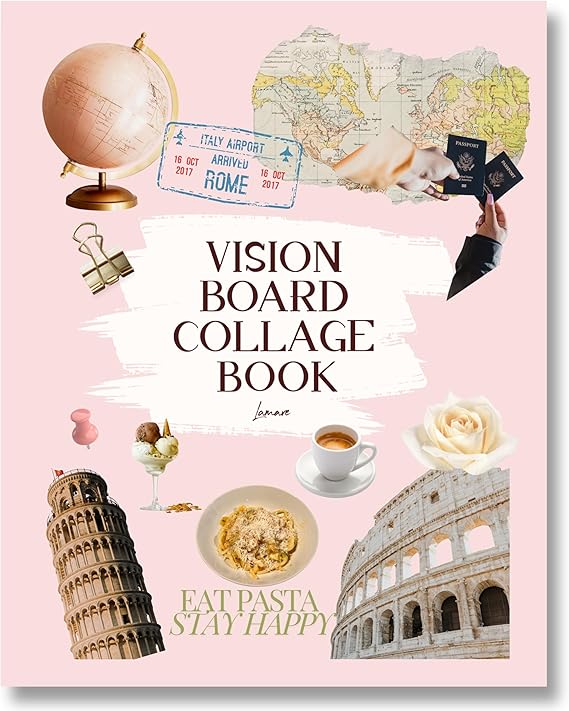 Lamare Vision Board Collage Book - 1000+ Images & Vision Board Supplies
