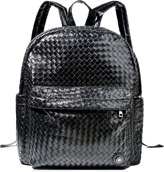JINMANXUE Backpack Purse for Women, Lightweight Woven Rucksack, Small Daypack, Backpacks for Travel Work Shopping