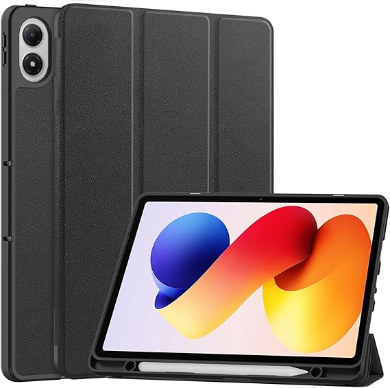 ProCase Smart Case for Xiaomi Redmi Pad 2 Pro 12.1 2025, Stand - Black | Slim Hard Shell Folio Cover with Stand for Xiaomi Redmi Pad 2 Pro 12.1 Inch 2025