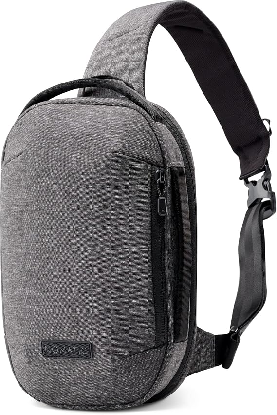 NOMATIC Navigator Sling Lite 6l- Side Backpack for Men and Women, Sling Travel Bag, Crossbody Sling Backpack
