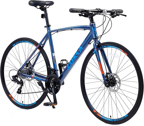 700c Road Bike 24Speed City Commuting Bicycle Lightweight Aluminum Alloy Frame Disc Brake Racing Bike Road Bicycle for Men Women