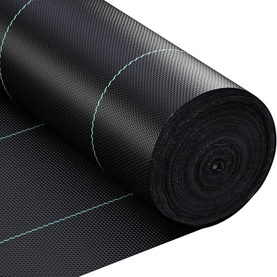 Doniks 6x300ft Driveway Fabric,3.5OZ Commercial Heavy Duty Weed Barrier Fabric, Garden Landscape Fabric,French Drain Fabric for Erosion Control,Landscape Fabric,Weed Barrier,Construction Projects