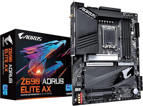 GIGABYTE Z690 AORUS ELITE AX Rev. 1.0 Motherboard ATX Intel Z690 Chipset MB5571