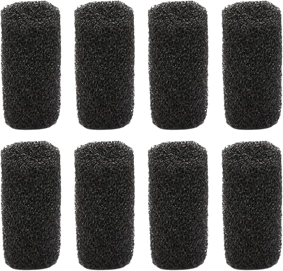 8 Pack Aquarium Filter Sponge - Pre-Filter Foam Sponge for Fish Tank Pump, High-Density, Fits Most Filters, Ideal for Mechanical Filtration & Aquarium Accessories