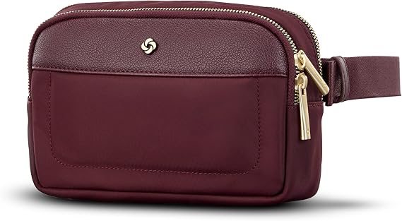 Samsonite Mobile Solution 2 Crossbody Sling Bag, Multi-Way Waist & Fanny Pack with RFID-Protected Front Pocket, Adjustable Strap, Interior Slip Pockets, Travel & Everyday Hands-Free Bag
