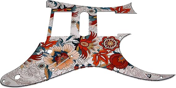 Ibanez Pickguard Folk Flowers Custom Graphic Pickguard RG Jem Series