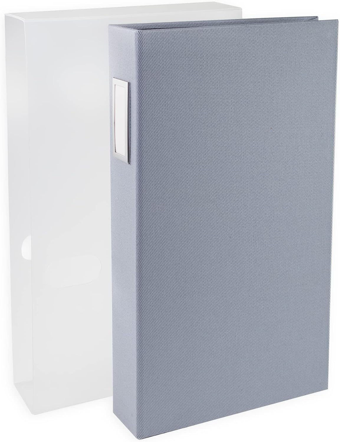 Itoya ProFolio Deluxe Grey Fabric 3-Up archival Album 240 4x6 Prints Photo album