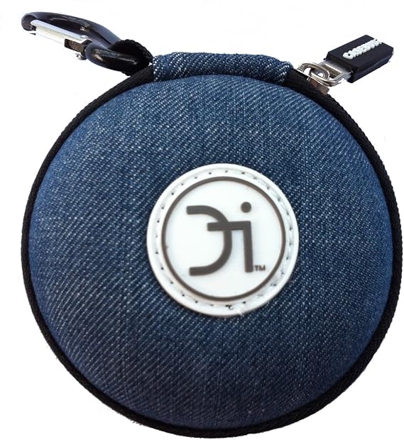 Blue Jeans - Limited Edition - Small case for Your Earbuds, iPod Shuffle, iPhone Charger, Coins, or Small Bluetooth Headset
