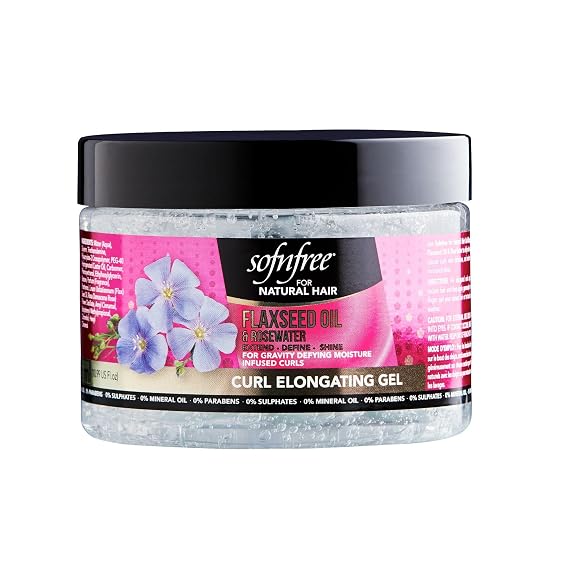 Sofn'free Curl Elongating Gel, Flaxseed Oil, Rosewater - 11 fl oz