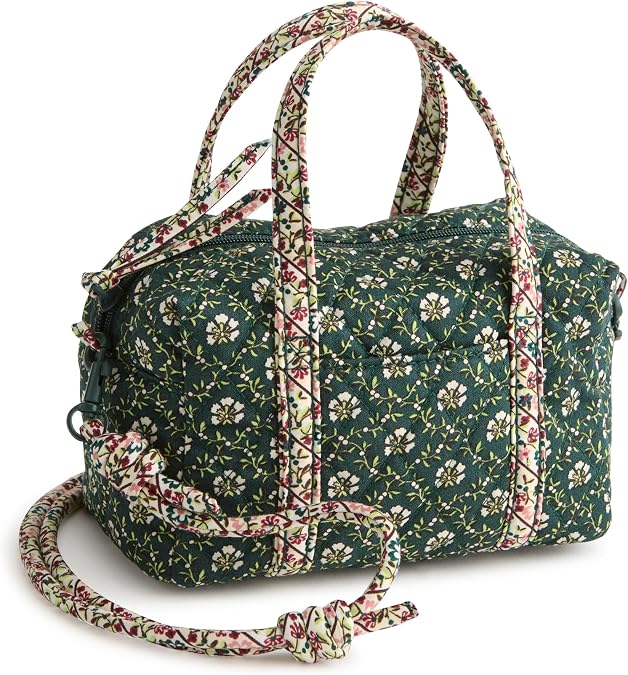 Vera Bradley Women's Premium Cotton Mini Original Duffel Crossbody Bag