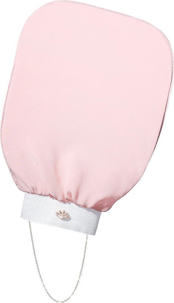 COCOSOLIS Premium Deep Exfoliating Mitt Silk exfoliating Glove. Suitable for preparing and Removing self-Tanning Products.