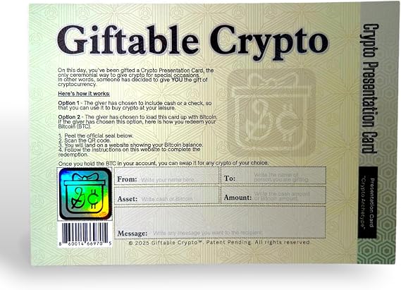 Bitcoin Card Archetype Gift Design Secure Holographic Seals + Private QR Codes 57 Card