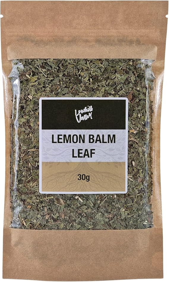 Lemon Balm Leaf - Melissa officinalis for Natural Calmness – Handpicked – No Additives or Preservatives – 100% Pure Herb – 30g