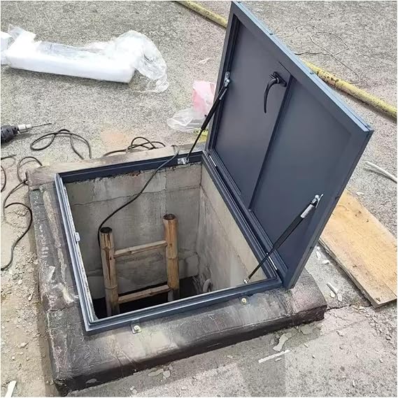 Access Panel for Drywall Crawl Space Access Door High Weather Resistance Rooftop Hatch Lid Warehouses, Hotels(45x45cm/1.48x1.48ft)
