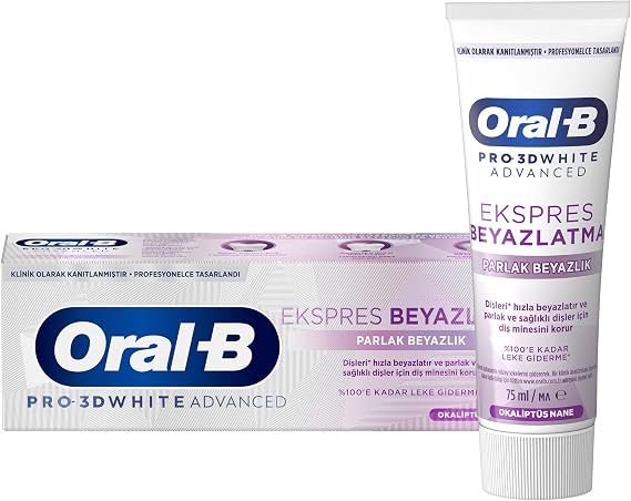 Oral-B Pro 3D White Advanced Express Whiteness Bright Whiteness Toothpaste 75 ml