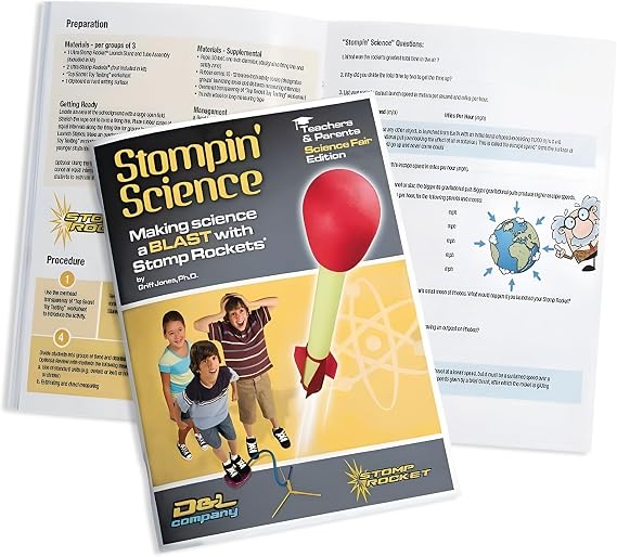 Stomp Rocket Stompin' Science Book - Introduction to STEM Educational Book