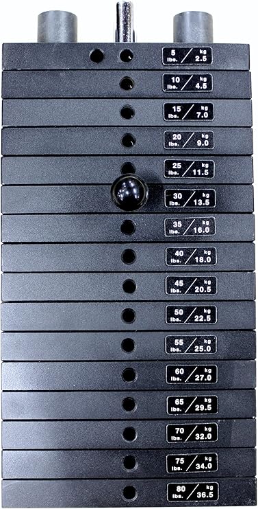 Ader Sporting Goods Weight Stack 80 LB