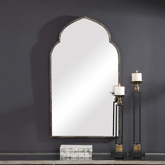 Beautiful Arch Mirror, Wall Mount, Arched Wall Mirror, Mirror, 0.187 x 21.875 x 37.75