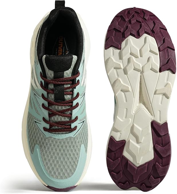Men's Versatile Off-Road Running Shoe for Rugged Lightweight Breathable Walking Outdoors Trail Running Sneakers