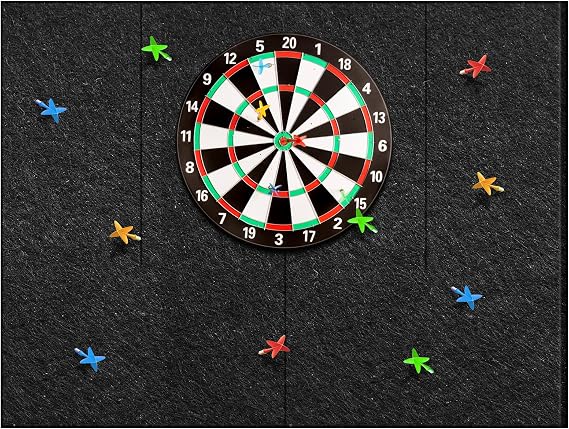 Extra Large Foldable Dartboard Protector 47x35 in