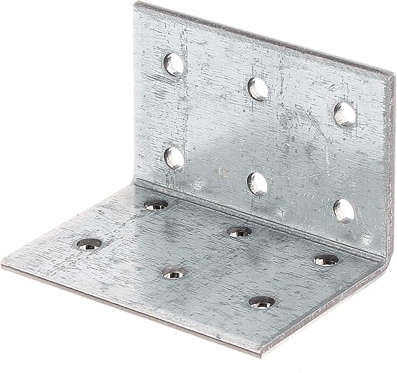 Alberts 330651 Perforated Plate Angle Sendzimir-Galvanised 40 x 40 x 60 mm