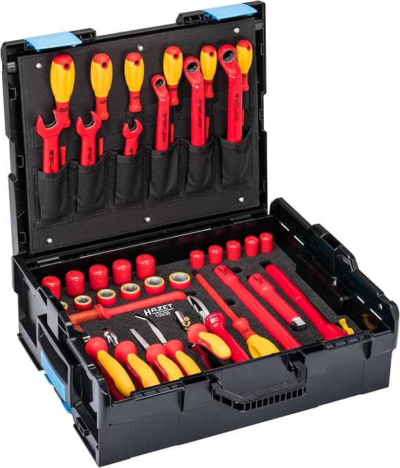 Hazet Tool Set Protection-Insulated 150/39 1/2 Inch (12.5 mm) Square