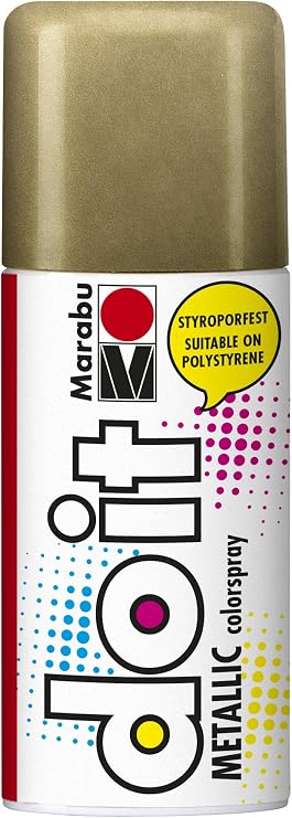 Marabu 21074006782 - Do It Color Spray Metallic, Silver, 150 ml, Metallic Silver