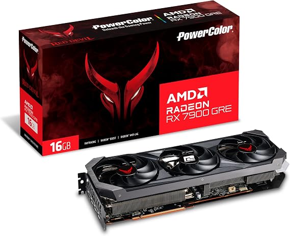PowerColor Red Devil AMD Radeon 7900 GRE 16GB GDDR6 Graphics Card