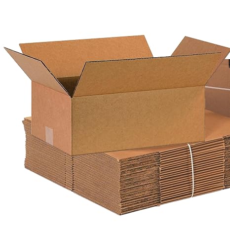 BOX USA 16x10x6 Medium Boxes for Shipping, Moving & Packing, 25-Pack | Medium Shipping Boxes 16"L x 10"W x 6"H Corrugated Cardboard for Home,Business,e-Commerce Order Fulfillment,25-Pack
