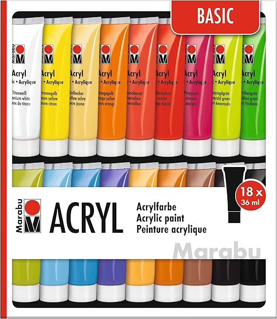 Marabu Colour Set, Acrylfarben