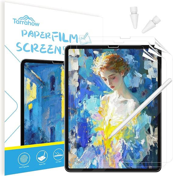 3 Pack Paper Screen Protector for iPad Air 11" M2-M4 2024-2026+2 Pencil Tip