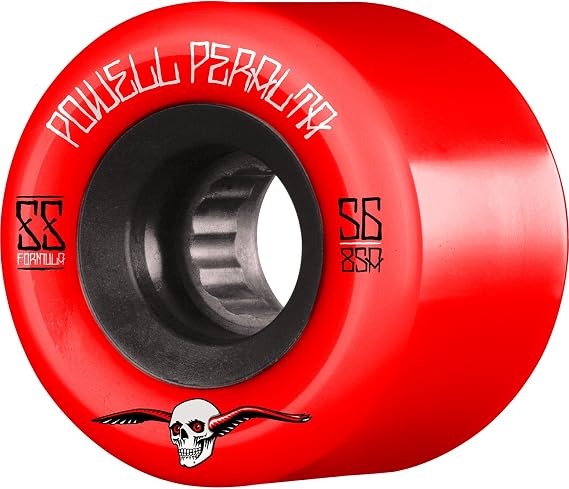 Powell Peralta G-Slides 56mm 85a Red/Black Skateboard Wheels (Set of 4)