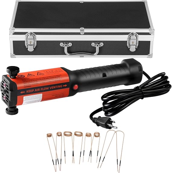 1500W Magnetic Induction Heater Tool - Induction Heater Bolt Removal & Bolt Buster Kit w/ 8 Coils, Heat Induction Tool for Automotive Repair, 25S Fast Heating Bolt Heater Tool w/Overheat Protection