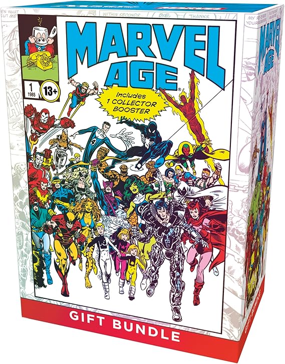 Magic: The Gathering | Marvel Süper Kahramanlar - Paket: Hediye Sürümü (1 Toplayıcı Güçlendirici, 9 Oyun Güçlendirici, 30 Arazi, 1 Alt-Art Kart + Özel Aksesuarlarla Deluxe Paket)