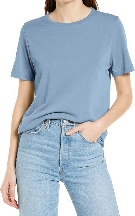 Hat and Beyond Women's Basic Essential Soft Cotton Short Sleeve Crew Neck Tee