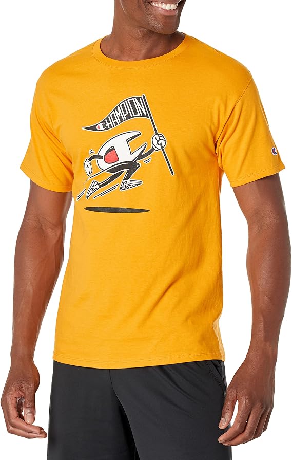 Champion Herren Klassisches Grafik T-Shirt