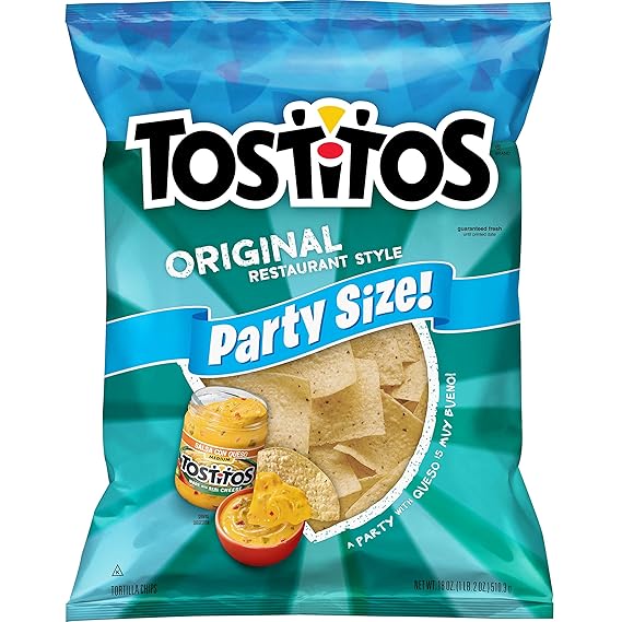 Tostitos, Original Restaurant Style Tortilla Chips Party Size, 18 oz