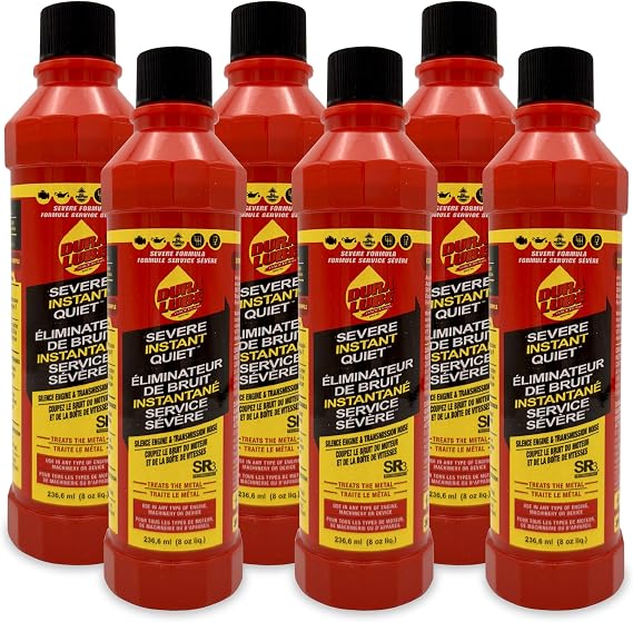 Dura Lube Severe Instant Quiet - Engine, Transmission, Power Steering | 8 oz., 6-Pack