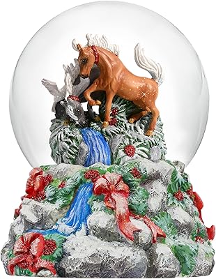 Breyer Horses 2024 Holiday Collection | Winter Woodland - Musical Snow Globe