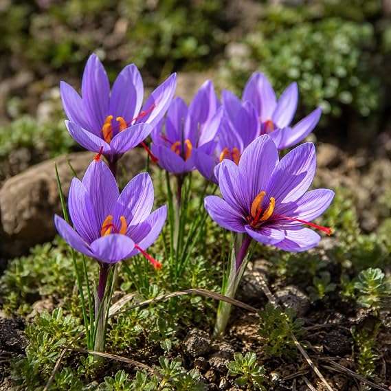 15x Crocus Sativus Bulbs 10cm+ Autumn Flowering Saffron Crocus Bulbs