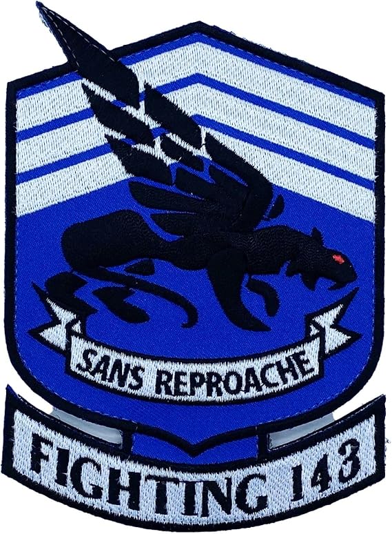 VF-143 / VFA-143 Pukin' Dogs Squadron Patch with Hook and Loop