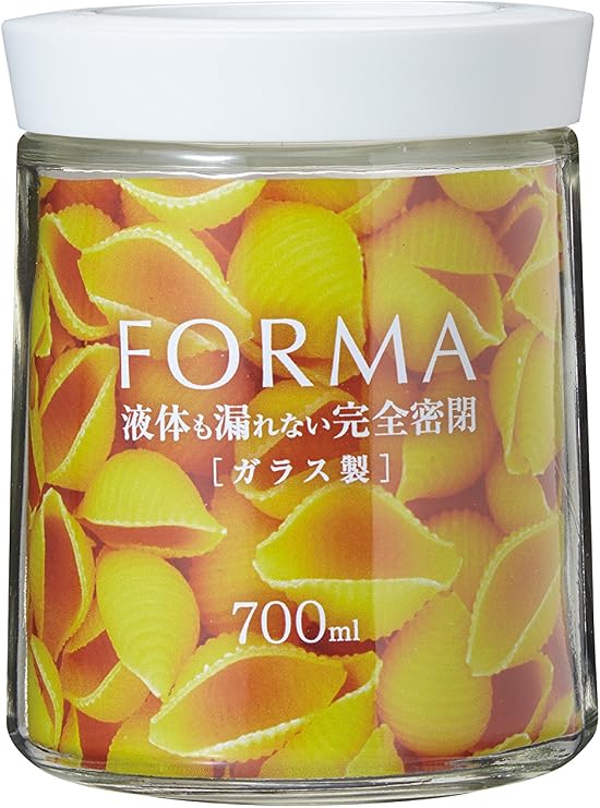 Asvel MG-700 Sealed Glass Pot, Forma, White